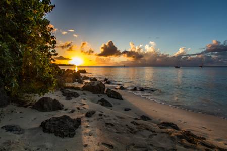 Couché de soleil Marie-Galante - Marie-Galante